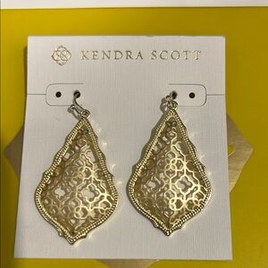 Kendra Scott Gold Filigree Earrings
